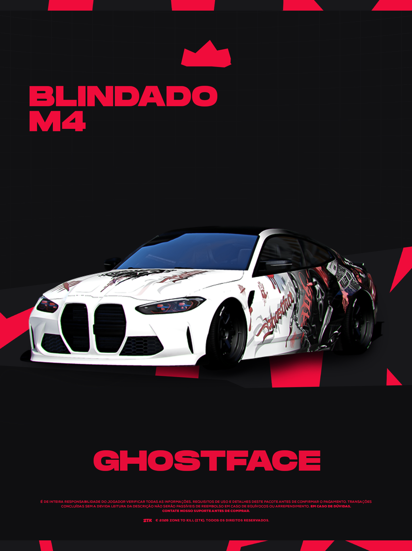 M4 GHOSTFACE - 30 DIAS