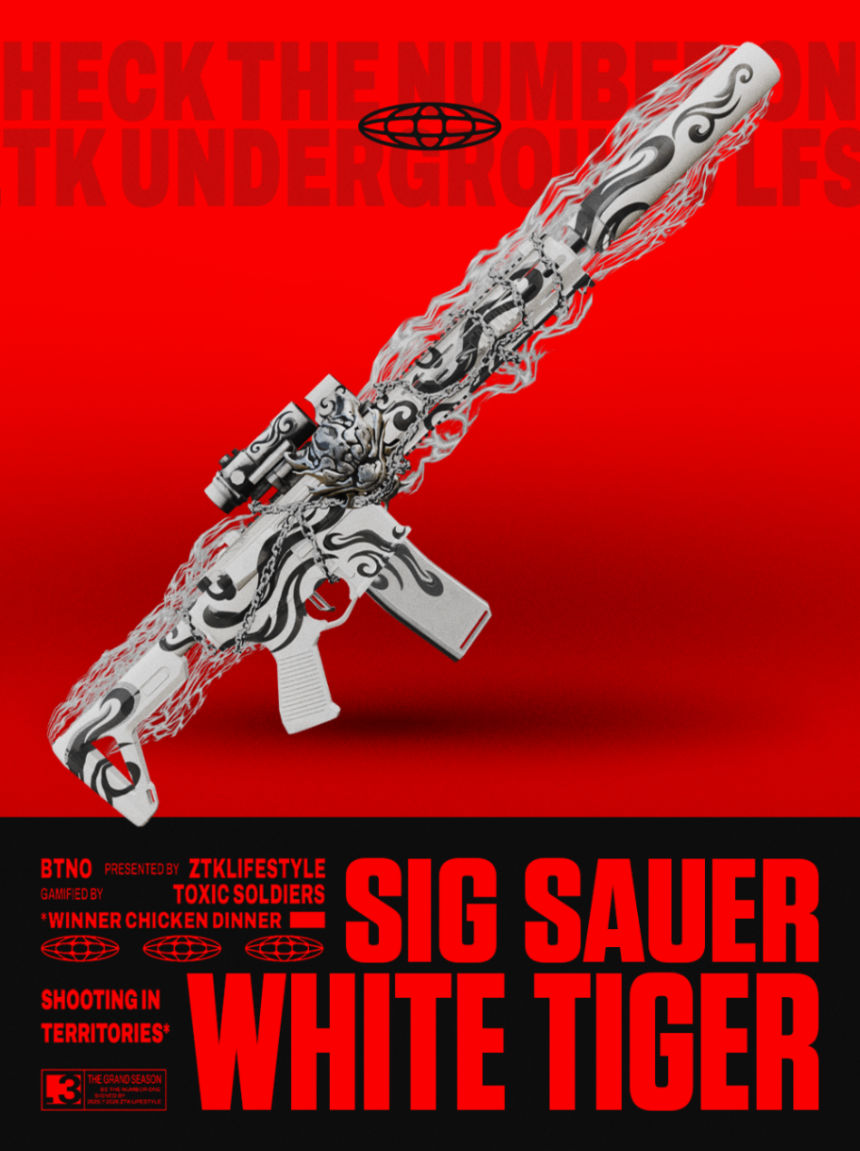 SKIN SIG WHITE TIGER - 10 DIAS