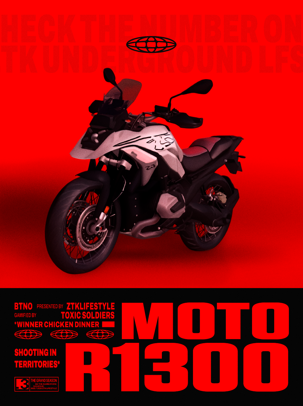 MOTO R1300 - 30 DIAS
