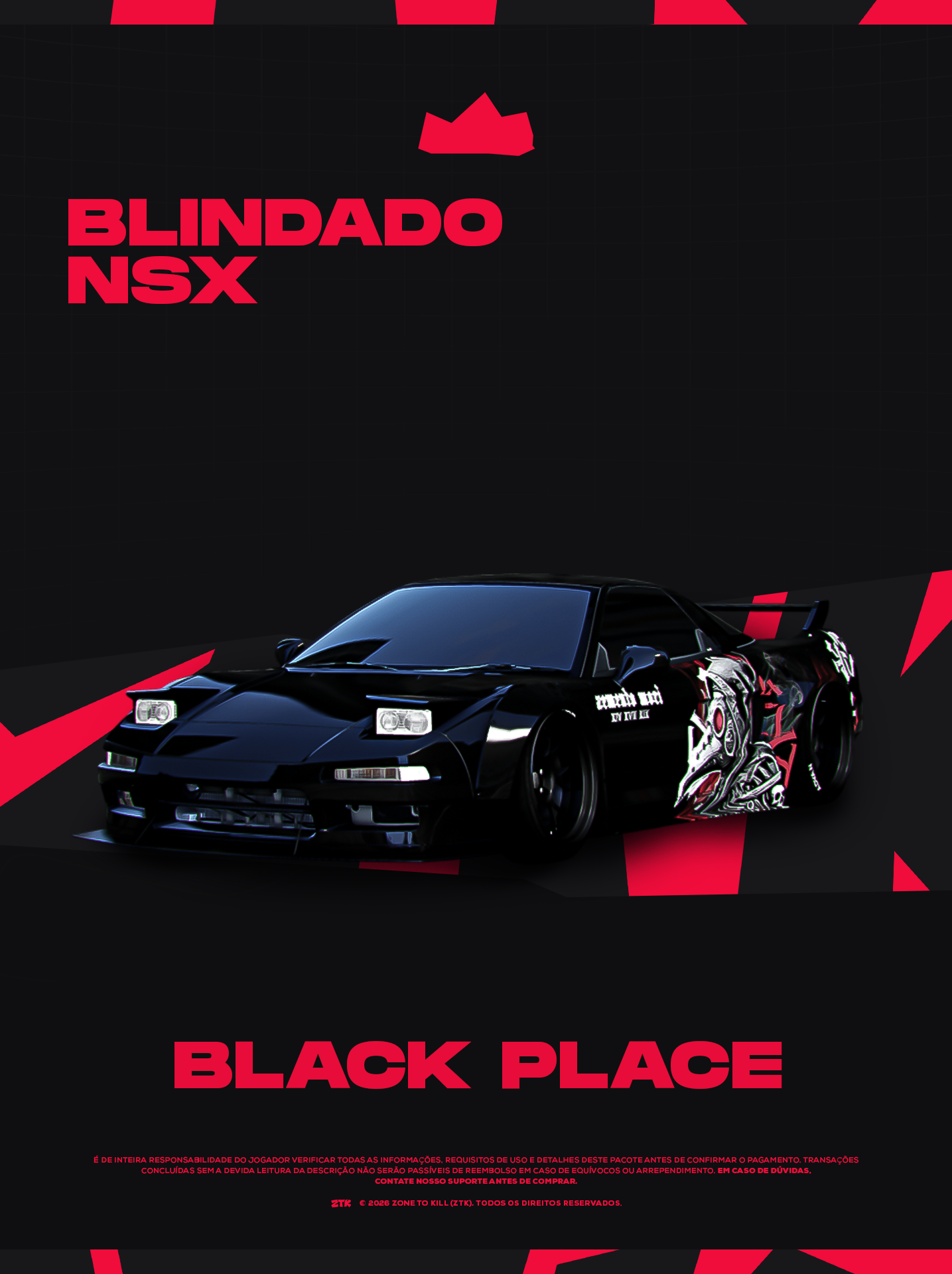 NSX BLACK PLAGUE - 1 DIA