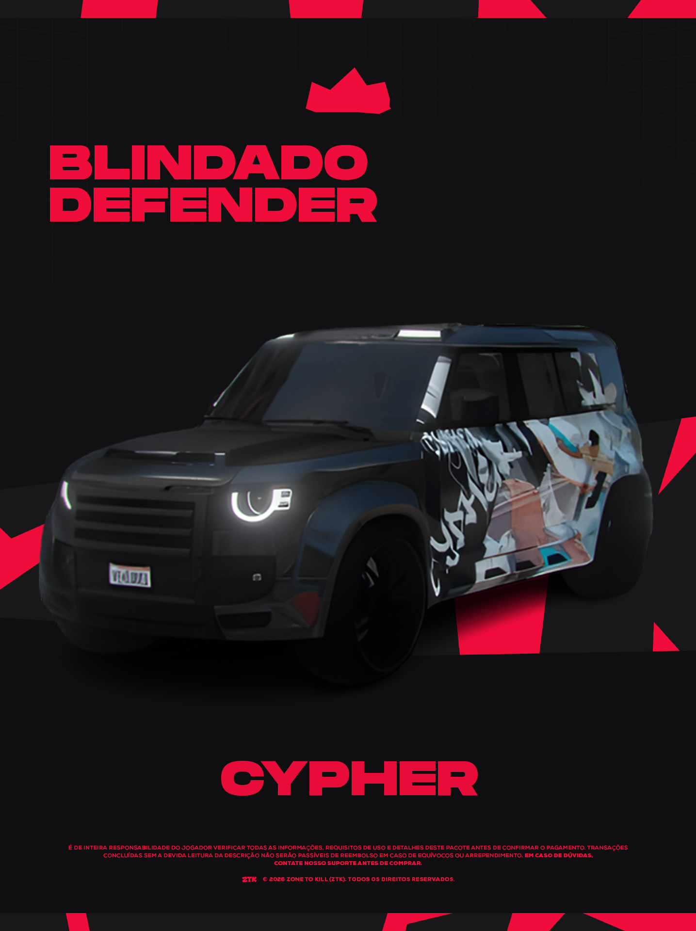 DEFENDER CYPHER - 30 DIAS