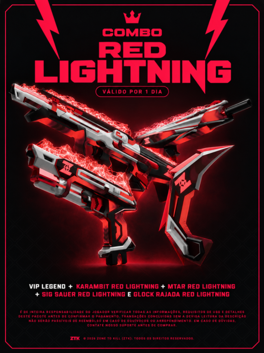 COMBO REDLIGHTING + VIP LEGEND - 1 DIA
