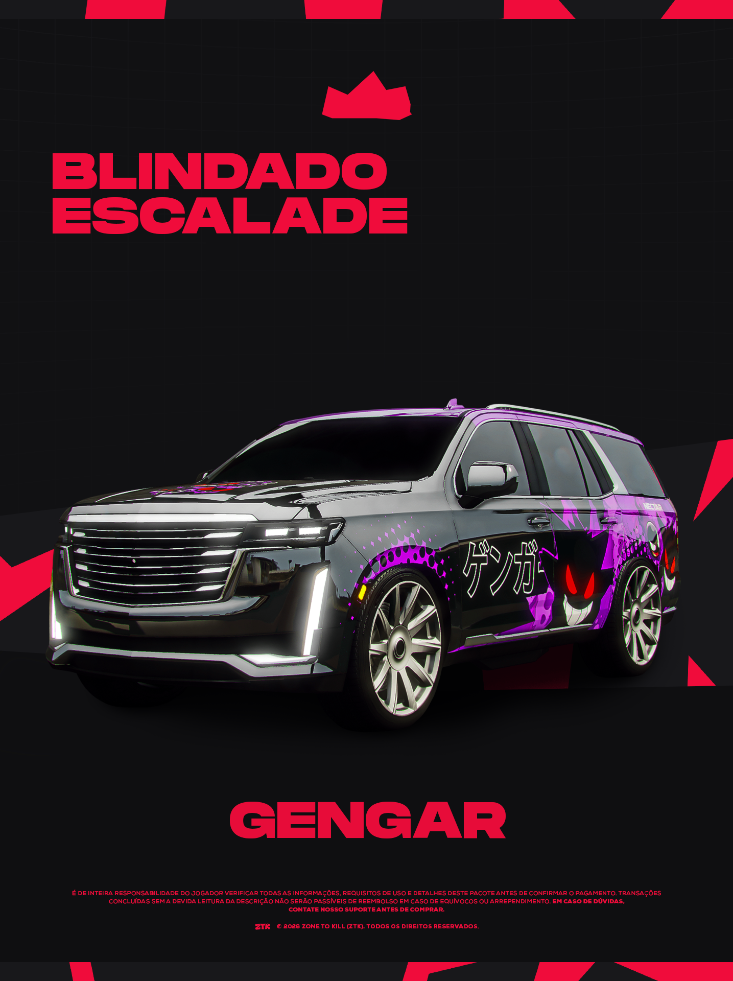 ESCALADE GENGAR - 30 DIAS