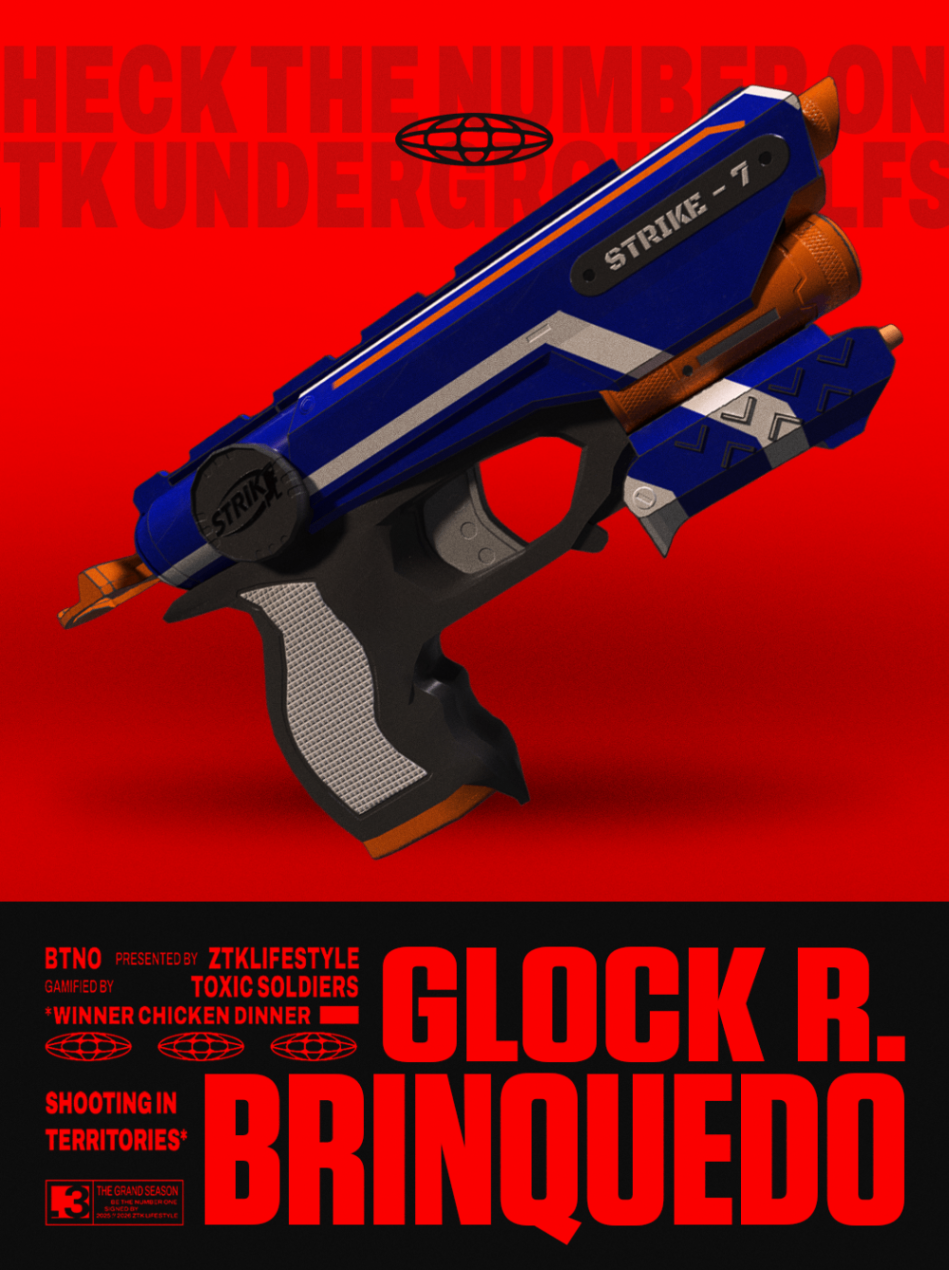 SKIN GLOCK BRINQUEDO - 1 DIA