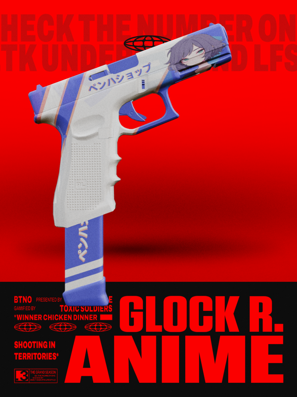 SKIN GLOCK ANIME - 1 DIA