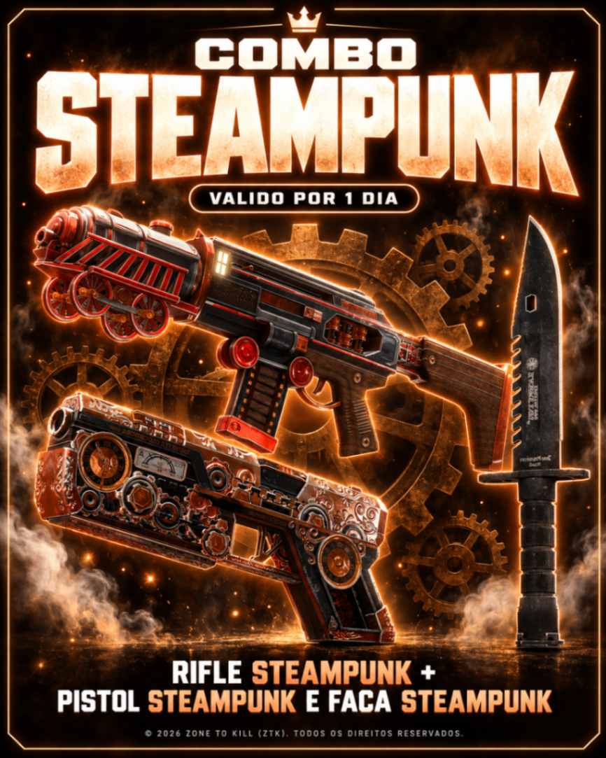 COMBO STEAMPUNK - 1 DIA