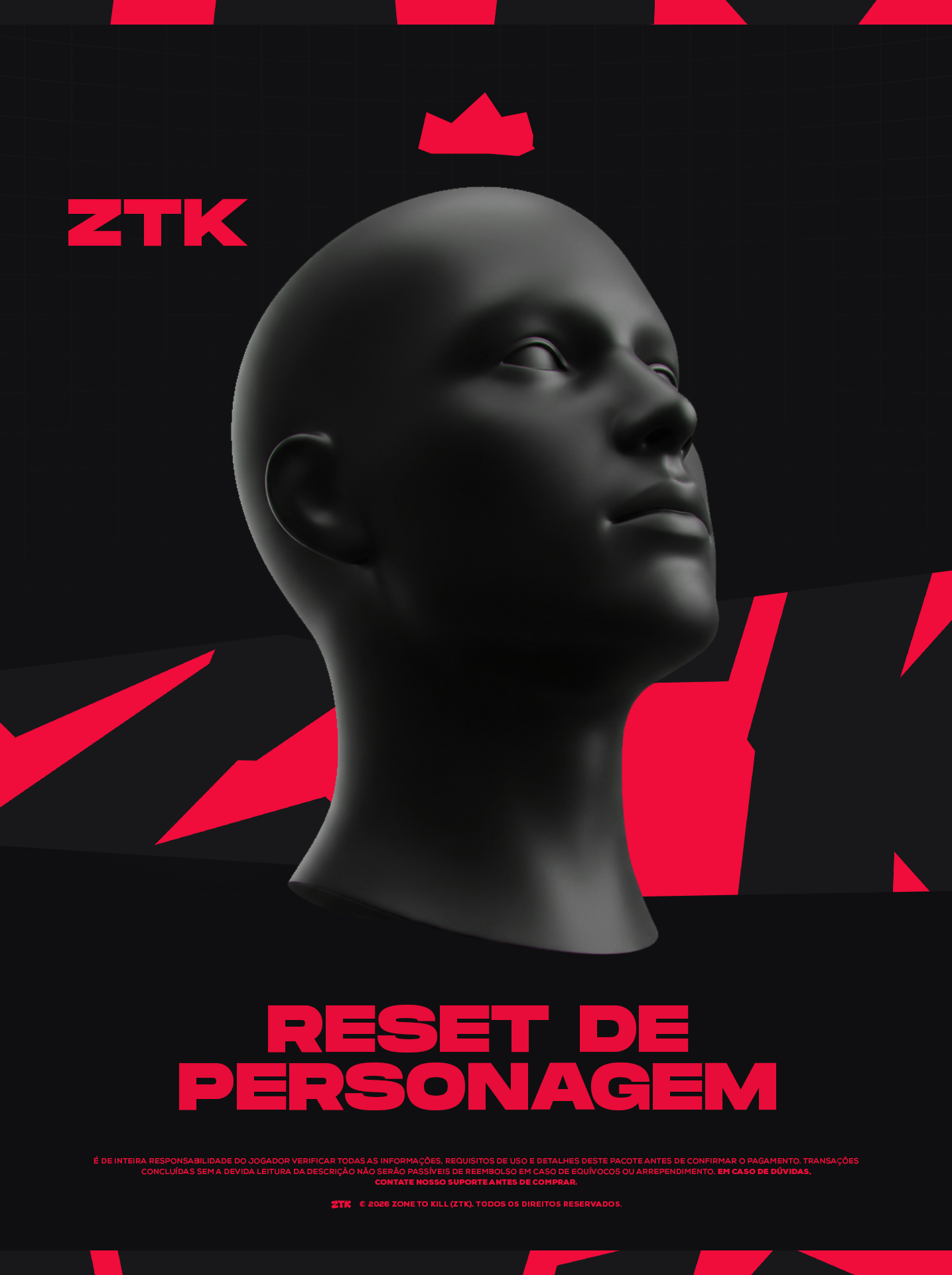RESETAR PERSONAGEM