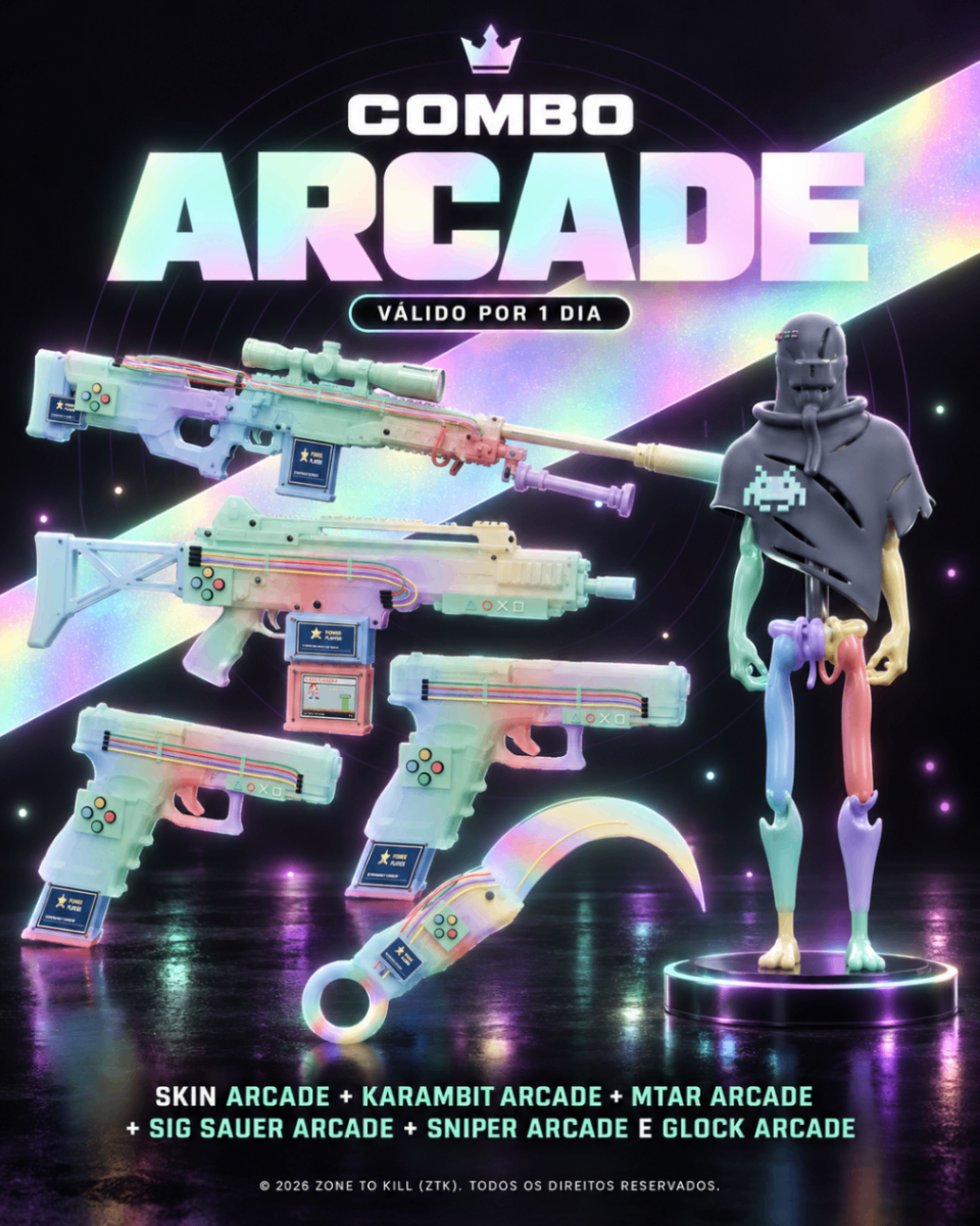 COMBO ARCADE + VIP MYTHICAL - 1 DIA